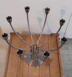 Kandelaar staal mét 8 kaarsen, Ophalen, 25 tot 50 cm, Nieuw, Metaal