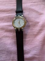 Pierre Cardin horloge, Leer, Polshorloge, Nieuw, Goud