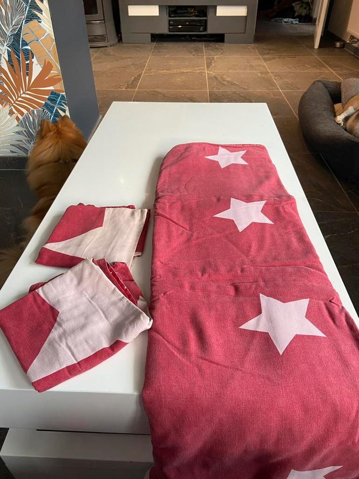 Couette, Huis en Inrichting, Slaapkamer | Beddengoed, Gebruikt, Tweepersoons, Rood, Ophalen