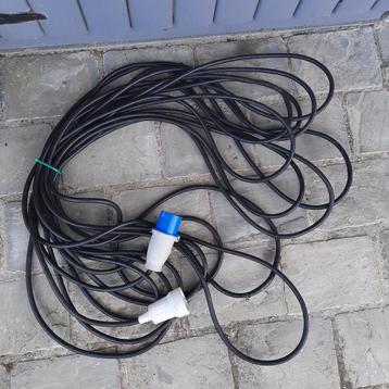 Cee 220 volt snoer 16 m  beschikbaar voor biedingen