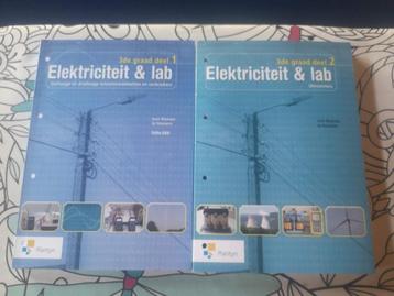 Elektriciteit & lab 3de graad deel 1 & deel 2 (ONGEBRUIKT!) beschikbaar voor biedingen