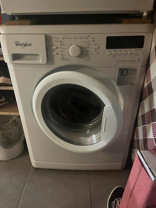 Wasmachine Whirlpool 7kg, Elektronische apparatuur, Wasmachines, Zo goed als nieuw, Voorlader, 6 tot 8 kg, 85 tot 90 cm, 1200 tot 1600 toeren