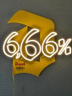 Duvel 666% lichtreclame, Verzamelen, Biermerken, Ophalen, Nieuw, Duvel
