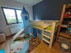 Hoogslaper met glijbaan (inclusief matras), Kinderen en Baby's, Kinderkamer | Stapelbedden en Hoogslapers, Ophalen, Gebruikt, Hoogslaper