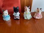 Sylvanian De tweekleurige kattenfamilie 5181, Kinderen en Baby's, Speelgoed | Actiefiguren, Ophalen of Verzenden, Gebruikt