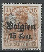 Belgie Duitse bezetting 1916/1918 - Yvert 15 - Belgien cent, Timbres & Monnaies, Timbres | Europe | Belgique, Envoi, Oblitéré