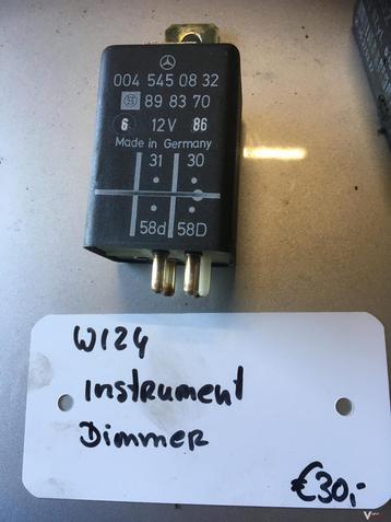 w124 instrument dimmer relais