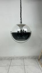 Vintage space age plexi hanglamp, Kunststof, Gebruikt, Ophalen of Verzenden, Space age