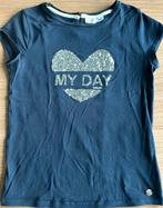 T-shirt “my day” - maat 146 - 11 jaar, Chemise ou À manches longues, Utilisé, Fille, Millastar - JBC