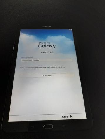 Tablet galaxy samsung tabE beschikbaar voor biedingen