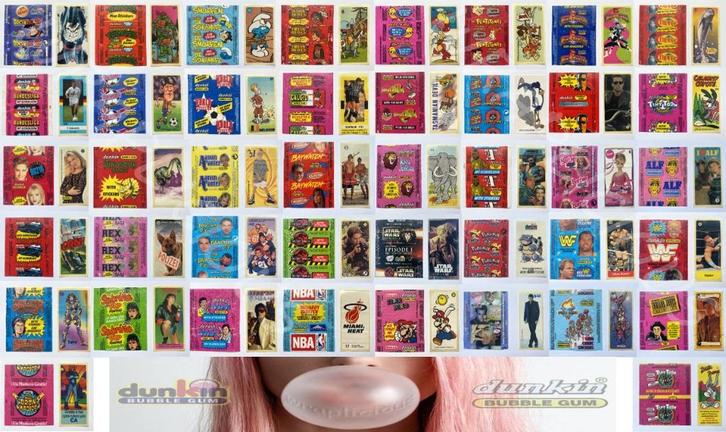 Dunkin kauwgom - Bubble Gum stickers gezocht, Verzamelen, Overige Verzamelen, Zo goed als nieuw, Ophalen of Verzenden