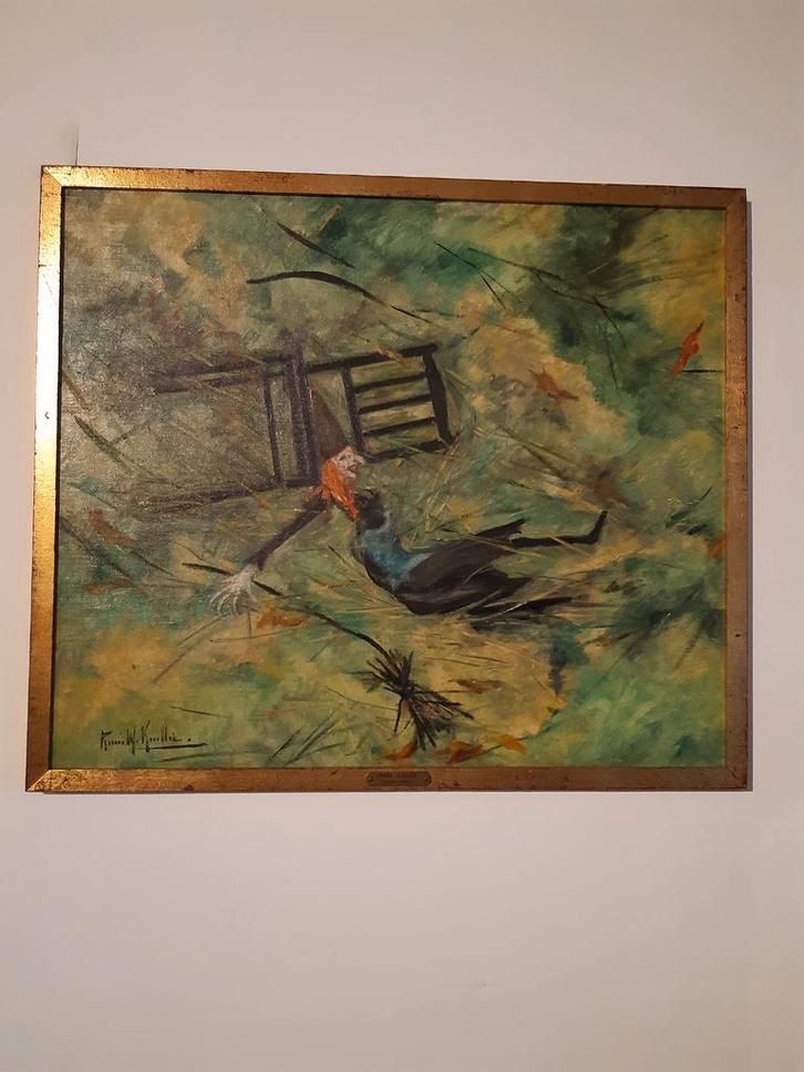 " HEKS  " VAN RENE W KEULLER, DE LEERLINGE VAN JAMES ENSOR., Antiek en Kunst, Kunst | Schilderijen | Klassiek, Ophalen