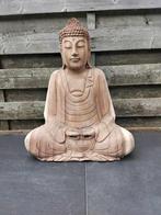 Houten boeddha/handgemaakt/Dhyāna Mudrā/Azië, Huis en Inrichting, Nieuw, Ophalen of Verzenden