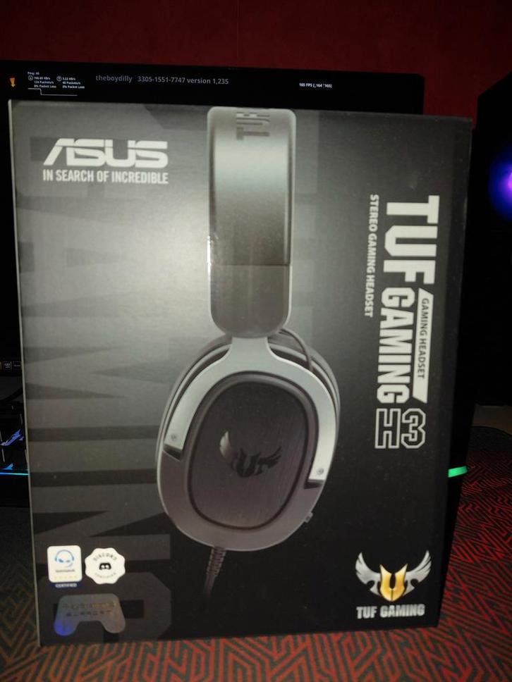 ASUS TUF Gaming geen schade, Audio, Tv en Foto, Hoofdtelefoons, Zo goed als nieuw, Over oor (circumaural), Overige merken, Ophalen