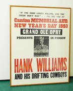 Hank Williams iconic print, Huis en Inrichting, Print, Zo goed als nieuw, 50 tot 75 cm, 50 tot 75 cm