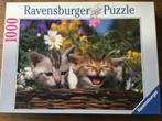 Puzzel Ravensburger 1000 stukjes Even lachen!, Ophalen of Verzenden, 500 t/m 1500 stukjes, Gebruikt, Legpuzzel
