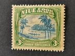 Îles Cook de Niue 1938 - palmiers, bateau *, Enlèvement ou Envoi, Non oblitéré