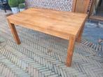 Leuke volle teak eettafel, Huis en Inrichting, Tafels | Eettafels, Ophalen of Verzenden, Zo goed als nieuw