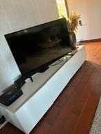 Witte tv meubel met hoogglans kasten, Huis en Inrichting, Ophalen, Zo goed als nieuw