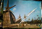 Expo 58 postkaart de loopbrug en het Frans pavilioen, Ophalen of Verzenden, 1940 tot 1960, Ongelopen, Brussel (Gewest)