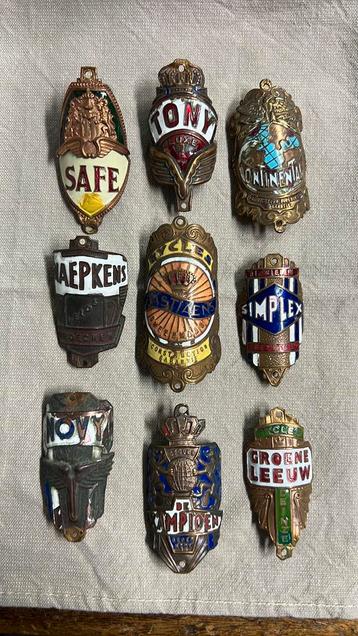 Kopmerken, balhoofdplaatjes fietsen beschikbaar voor biedingen