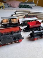Marklin: set sporen, locomotief en wagons uit jaren 70, Enlèvement, Utilisé, Locomotive