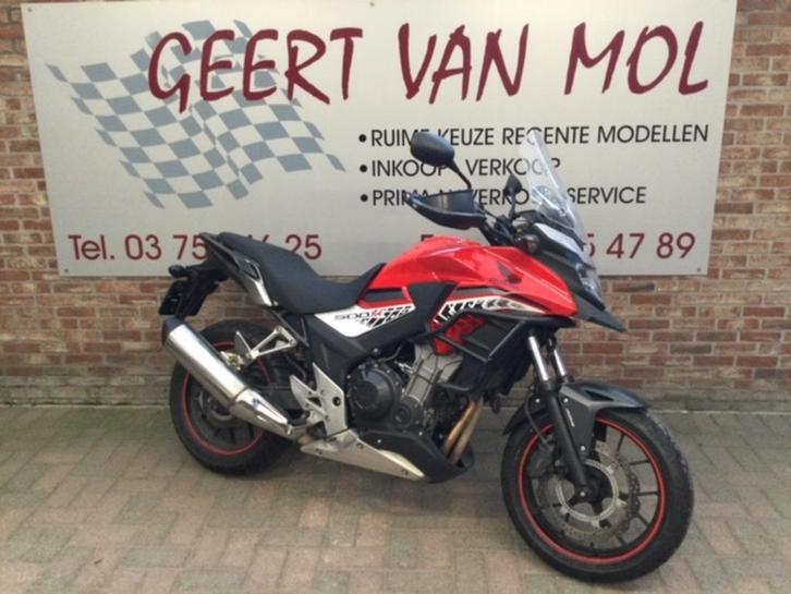 Honda CB 500 X, 2016, Motoren, Motoren | Honda, Bedrijf, Toermotor, 12 t/m 35 kW, 2 cilinders, Minimaal motorrijbewijs A2, ABS