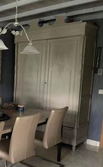 Eiken kledingkast - gezandstraald, Ophalen, Zo goed als nieuw