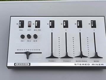 Grundig stereomixer (mengpaneel) - bouwjaar 1968 beschikbaar voor biedingen
