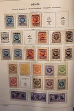 Lot postzegels uit Memel, Klaipéda, 1923, Litouwse bezetting, Ophalen of Verzenden