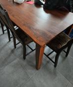 Tafel met 6 stoelen..ophalen bornem  50 euro, Enlèvement