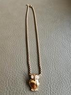 Ketting met hanger uil Victoria NIEUW, Ophalen of Verzenden, Nieuw, Met hanger