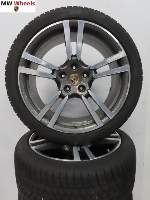 Originele Porsche Cayenne Turbo 21 inch velgen winterbanden, Auto-onderdelen, Banden en Velgen, Banden en Velgen, Winterbanden