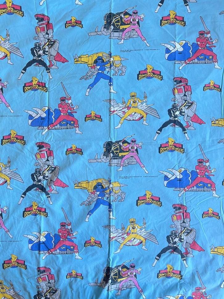 Housse de couette 1 personne Power Rangers, Kinderen en Baby's, Kinderkamer | Beddengoed, Gebruikt, Dekbedovertrek, Blauw, Jongetje of Meisje
