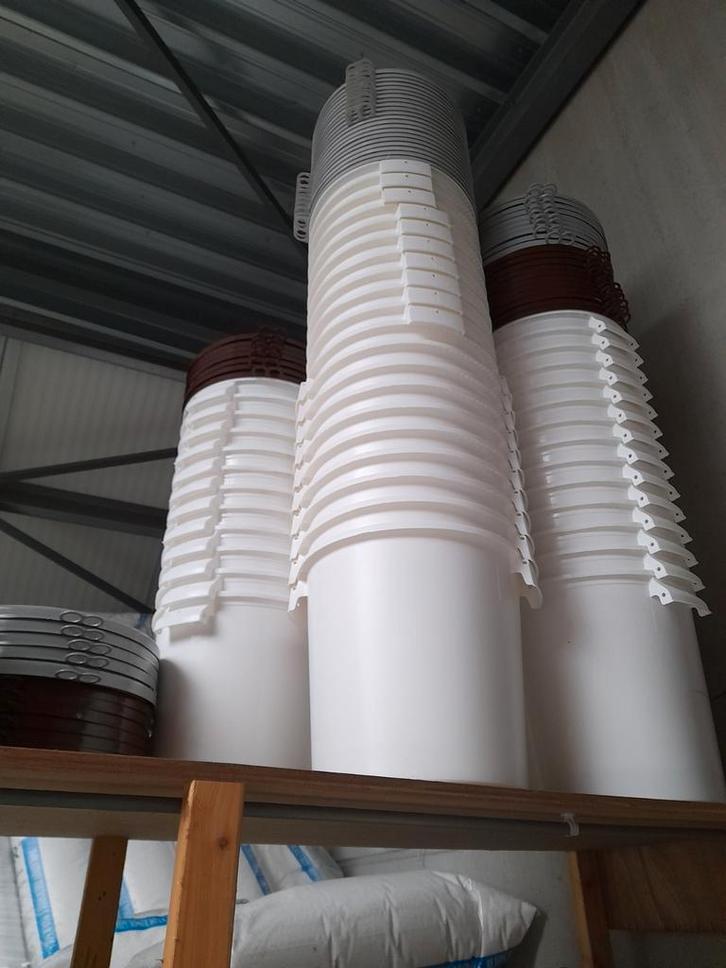 Kleine opbergvatjes/emmers met afsluitbaar deksel, Huis en Inrichting, Emmers, Nieuw, Kunststof, Met deksel, Met handgreep, Ophalen