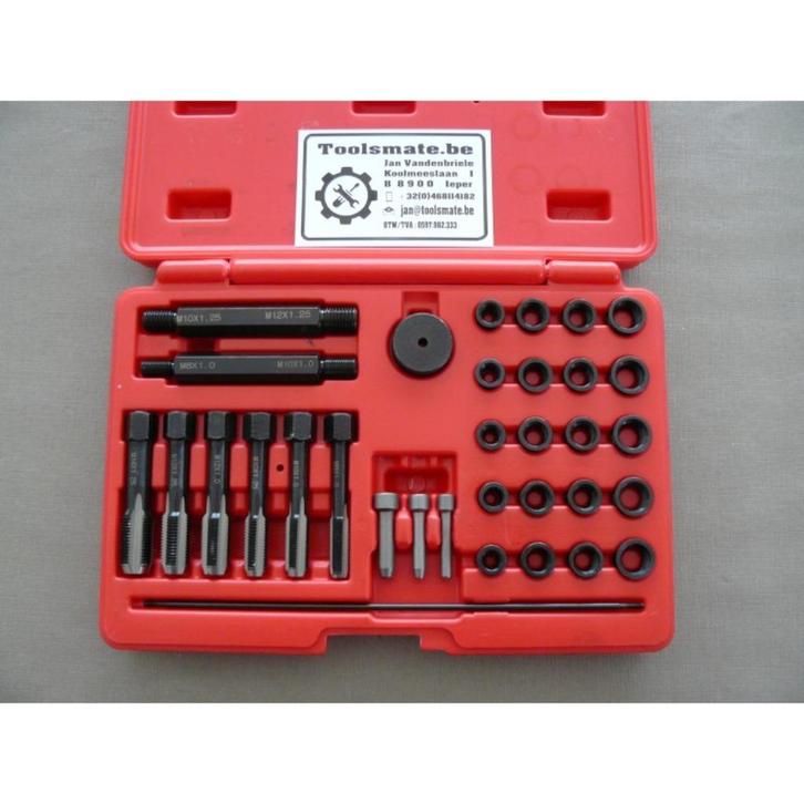 Gloeibougie gloeikaars draad herstel set helicoil, Auto diversen, Autogereedschap, Nieuw, Ophalen of Verzenden