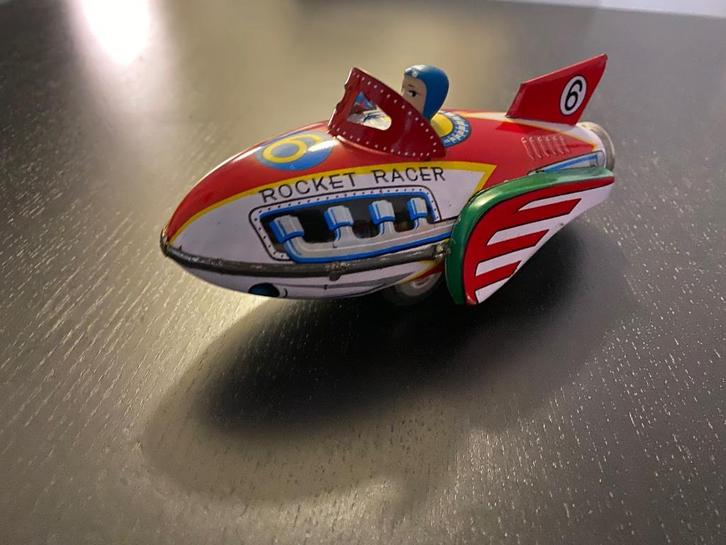 Retro Rocket Racer - tin toy collector's item met doosje, Verzamelen, Overige Verzamelen, Zo goed als nieuw, Ophalen