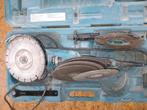 Makita haakse slijper incl 6 schijven, Doe-het-zelf en Bouw, Gereedschap | Slijpmachines, Ophalen, Gebruikt