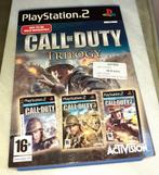 Gaming retro Playstation 2 spel Call of Duty trilogy, Envoi, Online, 1 joueur
