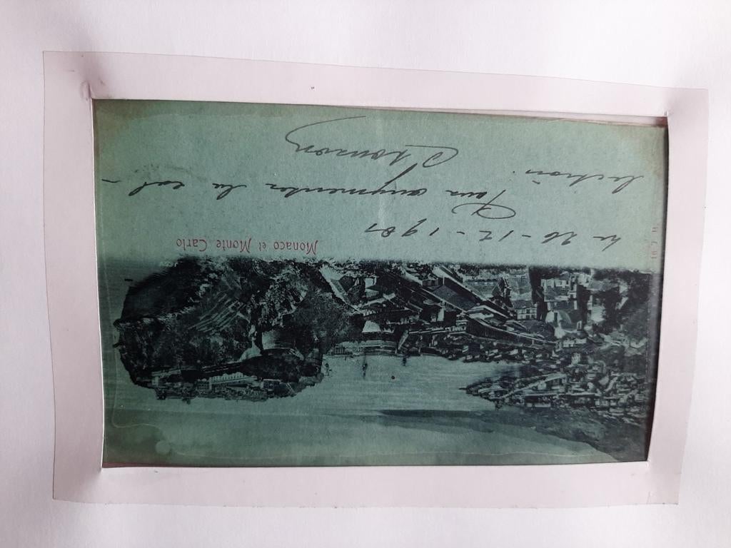 Lot de cartes postales de Monaco 1901, Enlèvement ou Envoi