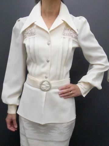 Mooie vintage blouse/kant maat: 34 beschikbaar voor biedingen