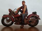 Harley Davidson motard beeld., Antiek en Kunst, Ophalen of Verzenden