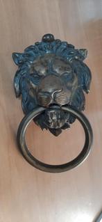 Bronzen Deurklopper  Leeuwenkop, Ophalen of Verzenden