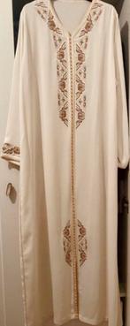 Kaftan caftan, Kleding | Dames, Gelegenheidskleding, Ophalen of Verzenden, Zo goed als nieuw, Maat 38/40 (M), Wit