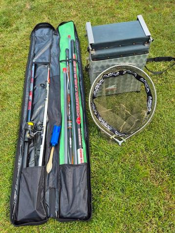 Volledige hengelsport set, wegens stopzetting hobby. All in beschikbaar voor biedingen