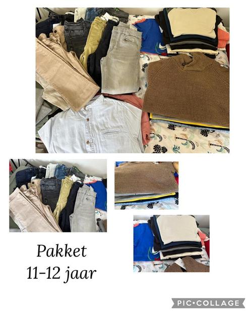 Groot pakket - 11-12 jaar - nieuwstaat - vele merken, Kinderen en Baby's, Kinderkleding | Maat 152, Zo goed als nieuw, Jongen