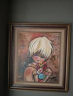 Bloemenmeisje, Antiek en Kunst, Ophalen