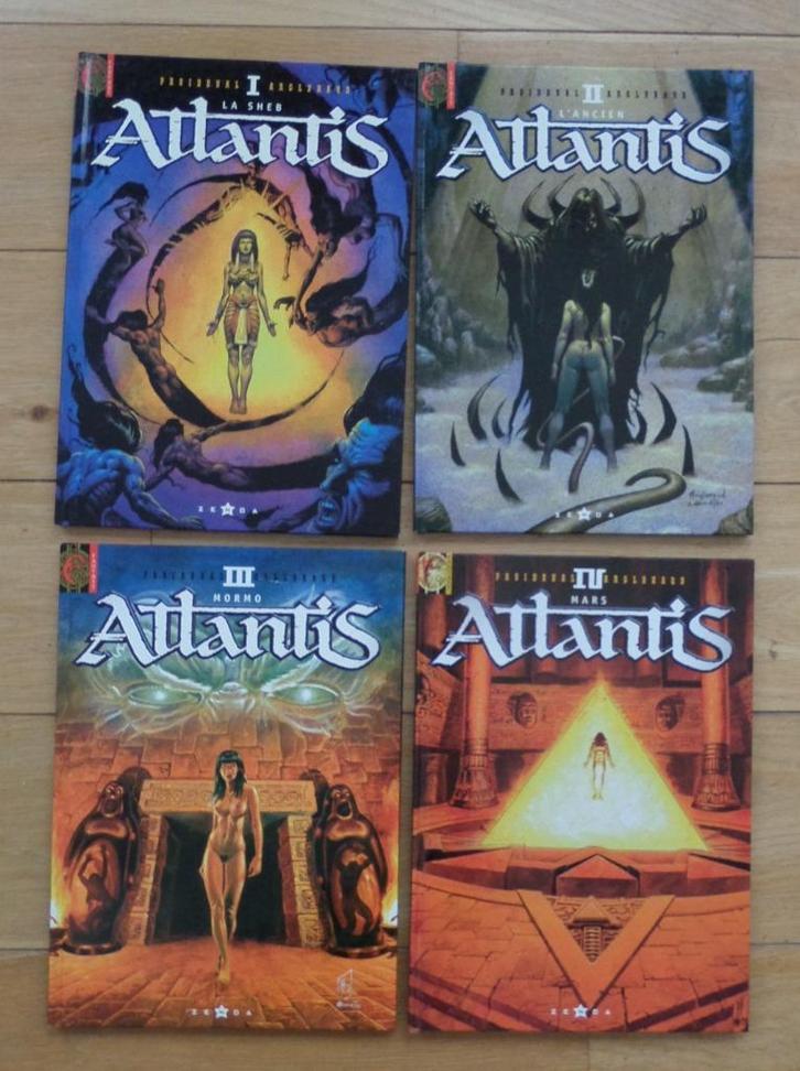 Atlantis, Froideval, Angleraud, BD, Zenda, Boeken, Stripverhalen, Gelezen, Complete serie of reeks, Ophalen