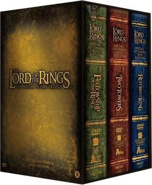 Lord of the Rings DVD Trilogy (extended films), nieuw, Cd's en Dvd's, Dvd's | Science Fiction en Fantasy, Zo goed als nieuw, Fantasy