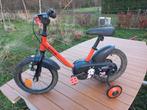 Kinderfiets Btwin rood 12inch met steunwieltjes, Ophalen, Zijwieltjes, B-Twin, Minder dan 16 inch